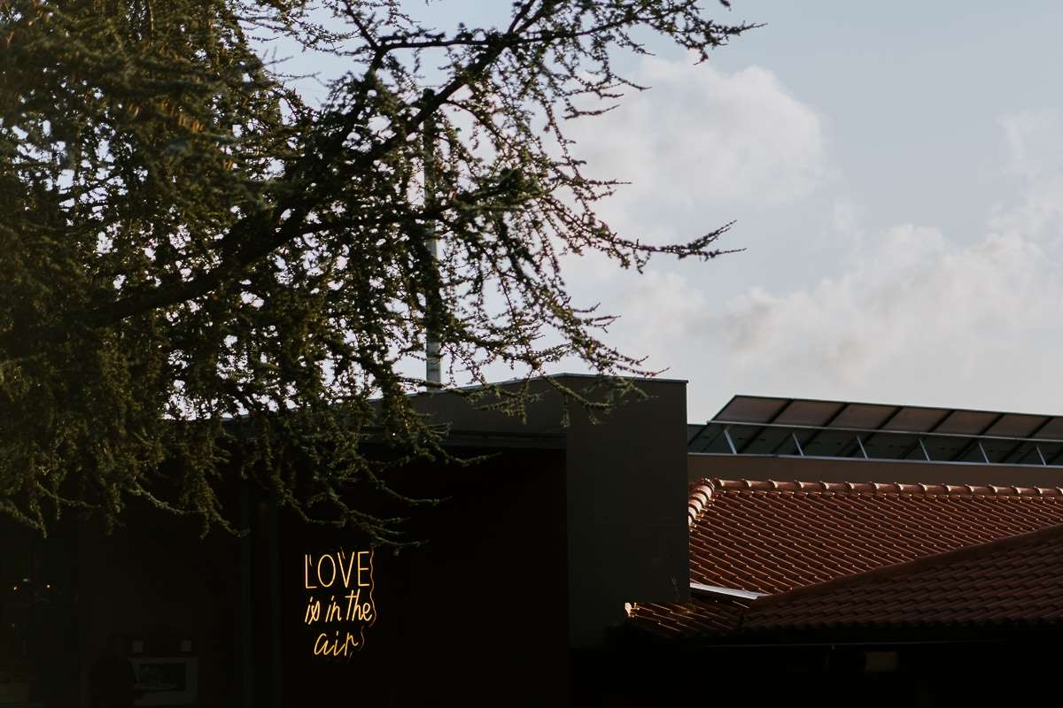 love is in the air logo from Quinta de Santo Andre Wedding